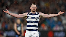 Patrick Dangerfield of the Cats.