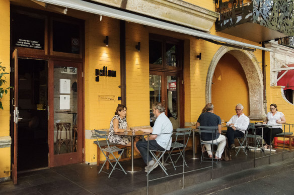 Yellow in 2016, when you could still pop by for weekend brunch.