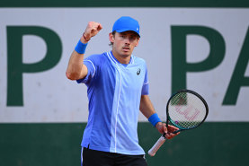 Alex de Minaur has not dropped a set in reaching the third round at Roland-Garros.