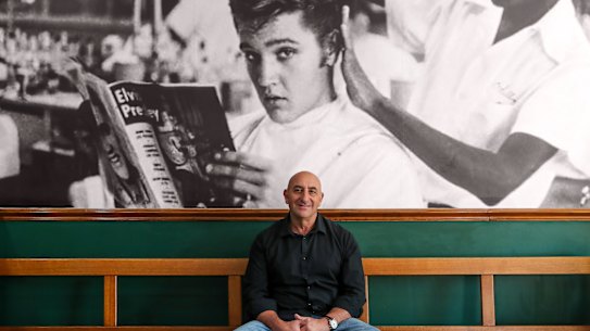 Danny Ciantar at his barber shop in Gisborne.
