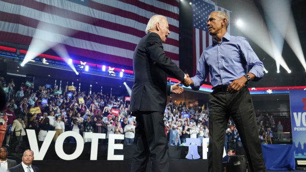 ‘Numbers don’t lie’: Biden outpaces Trump in fundraising, enlists big guns for more