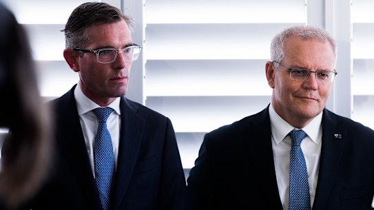 Prime Minister Scott Morrison said he stood by his criticism of the NSW ICAC as he campaigned alongside Premier Dominic Perrottet on Tuesday.