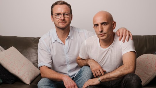 Rafael Bonachela and Joseph Lawler (Left): "It’s healthy to have different careers. We’re both passionate about what we do and give each other space."