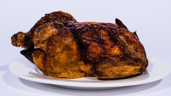 Country-style roast chicken from Woolworths.
