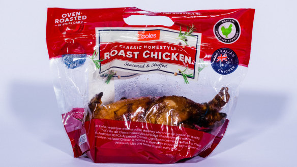 Classic homestyle roast chicken from Coles.