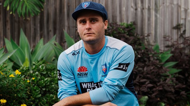NSW batsman Nick Bertus, who has picked up a contract with the Sydney Sixers. 