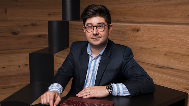 Safe as houses: Harry Klimis, a medical researcher at Westmead Hospital.