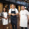 Masterchef finalists with Curtis