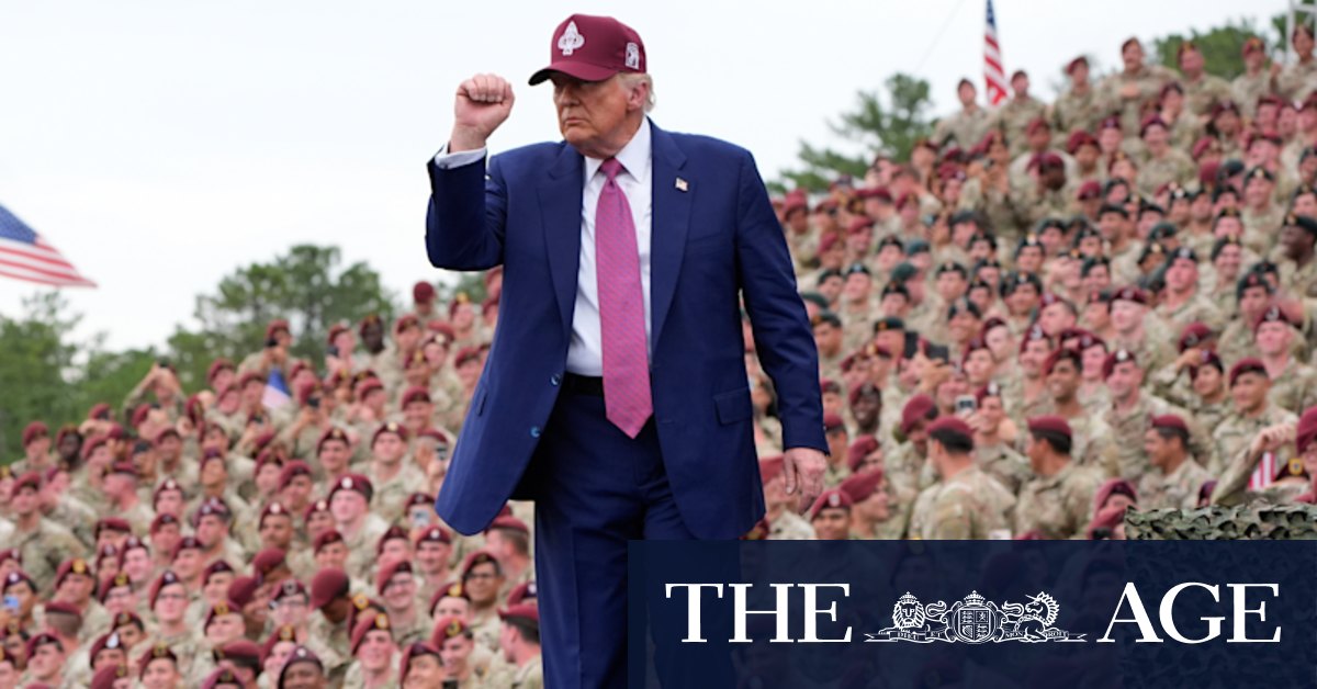 US military marches into political firestorm as troops deploy to Los Angeles
