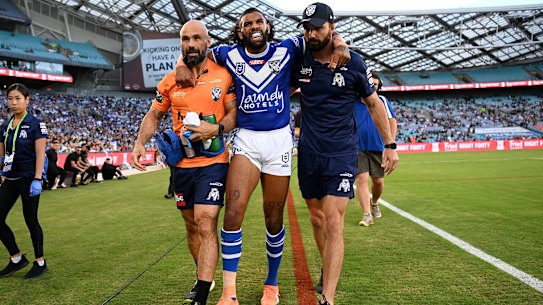 Josh Addo-Carr suffered a syndesmosis injury.