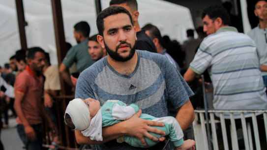 Doctors at overrun hospitals in Gaza fear hospitals will soon run out of fuel and supplies.