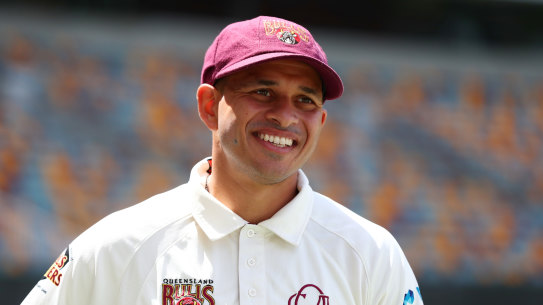 Difficult times for Usman Khawaja. 