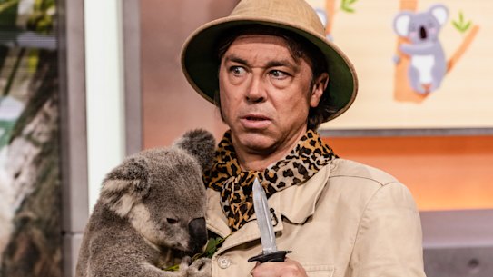 Writer and first-time director Kick Gurry also plays army officer Dylan Fox in Caught.