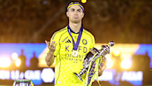 Cristiano Ronaldo won his first Saudi title with Al-Nassr last season.