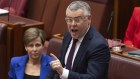 Murray Watt arguing for the CFMEU legislation in the Senate last week.