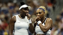 Venus and Serena Williams’ doubles reunion ended with a first round loss to Hao-Ching Chan and Aussie Maya Joint.
