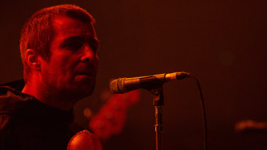 Liam Gallagher brought the crowd together with 'Wonderwall'.