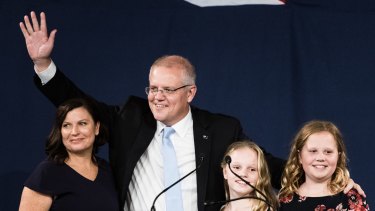 "How good is Australia!" Scott Morrison claims victory.