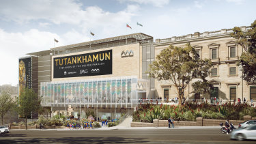 An artist's impression of the Australian Museum extension.
