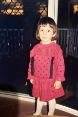 Heleena, here aged three, has always been a fan of matching sets. 