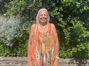 Aunty Glenda Humes, daughter of Reginald Saunders and Dorothy Banfield.