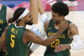 Tokyo Olympics Match Winner Patty Mills Waves Flag Early For Australian Boomers Nba Luis Scola Argentina