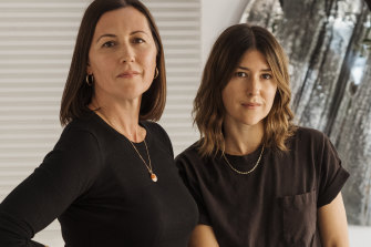 Matteau founders and sisters Peta Heinsen and Ilona Hamer. 