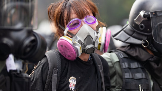 Hope has turned to despair for many of Hong Kong's young protesters as the clashes become more aggressive.