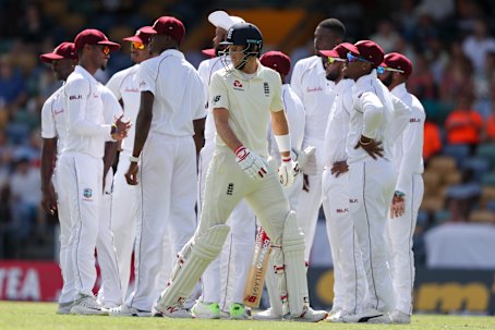 Joe Root: gone again in Barbados.