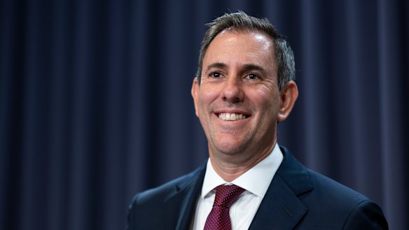 Cash down the back of the couch: a surge in tax revenue has helped Jim Chalmers.