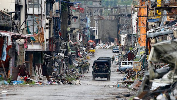 The city of Marawi in southern Philippines was almost destroyed in the months-long siege.