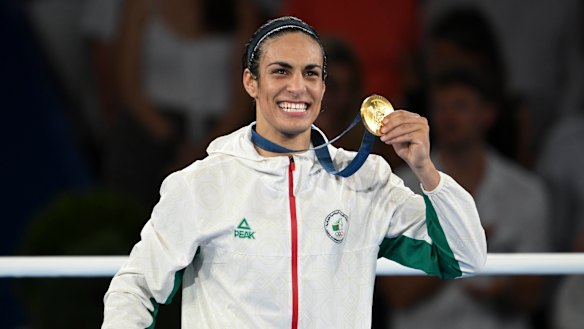 Paris 2024 boxing gold medal winner Imane Khelif.