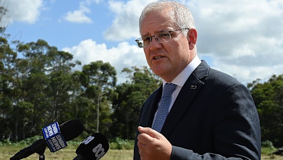 Prime Minister Scott Morrison held a press conference in Tomago, NSW, where he announced his opposition to gas drilling offshore from Sydney’s northern beaches. 