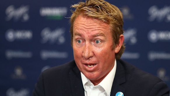 Roosters coach Trent Robinson said his club would have no issue wearing a pride jersey in the future.