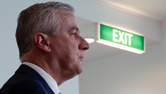 Deputy Prime Minister Michael McCormack at Parliament House on Thursday.
