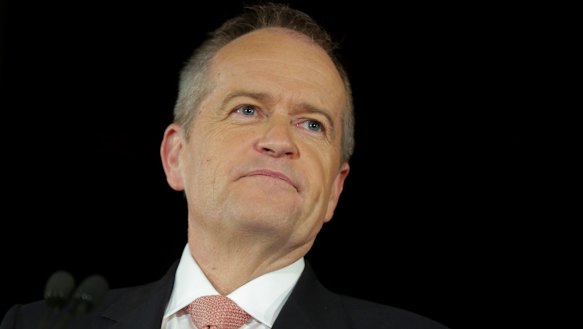 Opposition Leader Bill Shorten at a rally on Thursday.