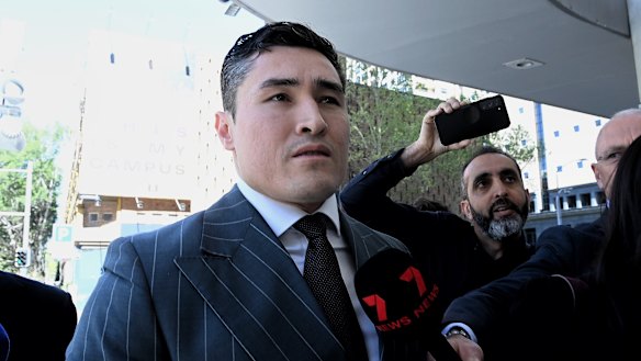 Alan Jones’ lawyer Bryan Wrench.