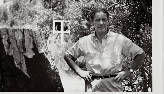 Sidney Nolan in Western Australia in 1962, the year he travelled to Auschwitz.  