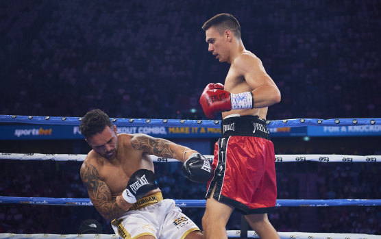 Tim Tszyu demolished Bowyn Morgan, who needed to be saved from himself.