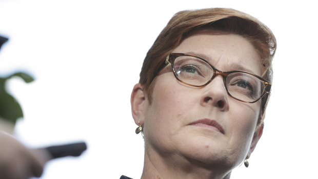 Foreign Affairs Minister Marise Payne. 