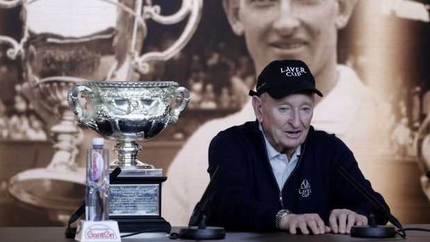 Crowded schedule: Rod Laver's own Laver Cup is among the events that may squeeze the traditional Davis Cup out over time.