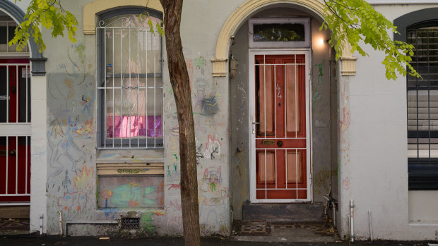 Anthony Lister's Darlinghurst home where some of the alleged sexual assaults took place.