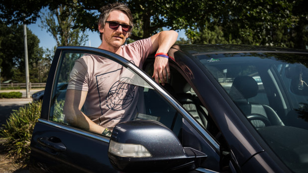 Chris Bowden has owned his car for three years and says short term registration options are a lifesaver. 