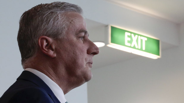 Deputy Prime Minister Michael McCormack at Parliament House on Thursday.