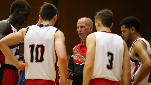 Hawks coach Brian Goorjian.