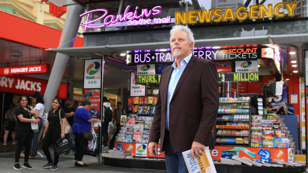 Ross Petersen, owner of Rankins on the Mall.