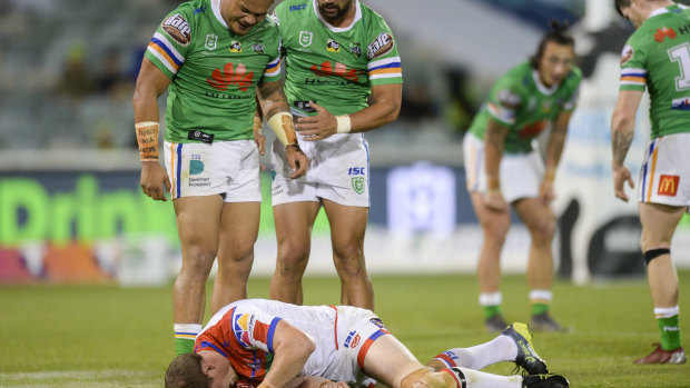 Joey Leilua can avoid a ban for this incident with Tim Glasby. 