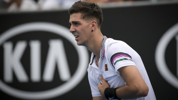 Thanasi Kokkinakis pulled out of the 2019 Australian Open after suffering soreness.
