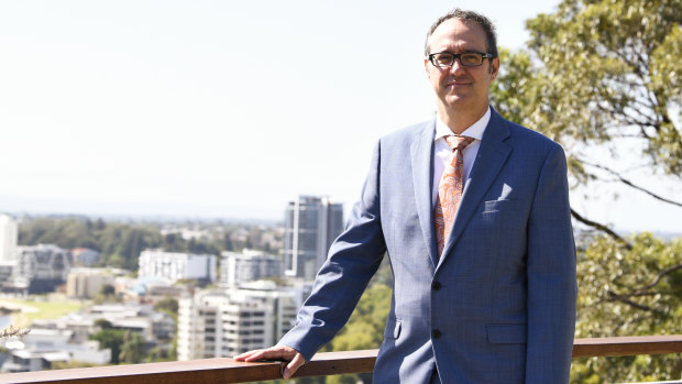 The United States is 'open for business': US consul-general in Perth David J Gainer at Kings Park this week.