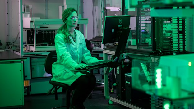 Scientists have become first responders in the battle against the pandemic, putting in long hours in labs, including at The Walter Eliza Hall Institute's drug discovery lab.
